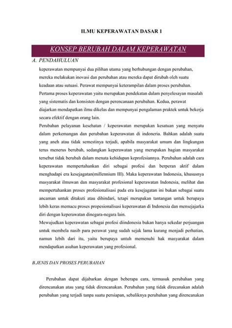 Ilmu Keperawatan Dasar 1 Pdf