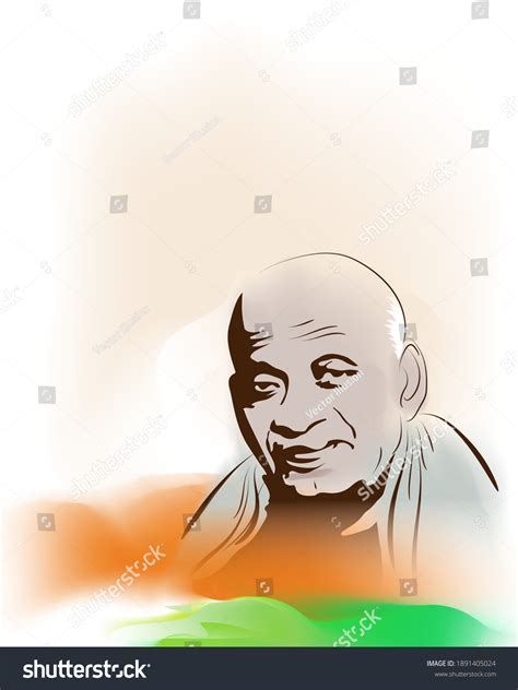 Vector Illustration Sardar Vallabhbhai Patel Jayanti Stock Vector