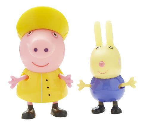 Buy Peppa Pig - Raincoat Peppa & Richard Rabbit at Mighty Ape NZ