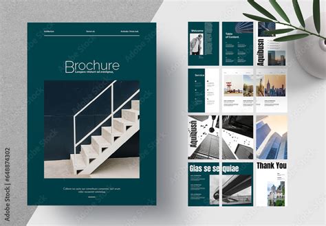 Architecture Portfolio Layout Stock Template | Adobe Stock