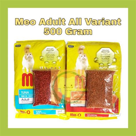 Jual Meo Adult Tuna Salmon Seafood Gourmet Repack 500 Gram Makanan