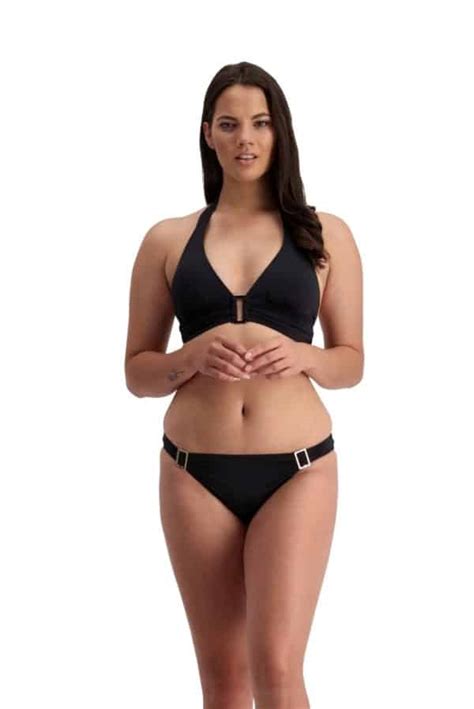 Moontide Swimwear Contours Halter Bikini Top Trim Bikini Top