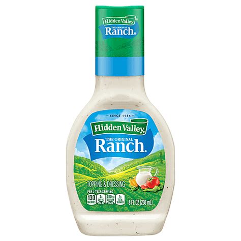 Hidden Valley Ranch Dressing Salad Dressings Oil Vinegar Foodtown