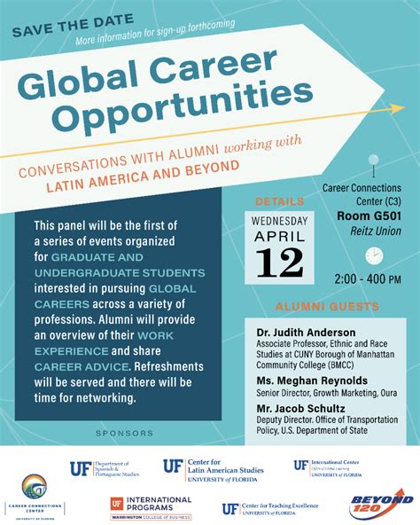 Global Career Opportunities Conversations With Alumni Working With