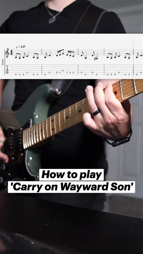 Carry On Wayward Son Guitar Tutorial With Tabs Artofit