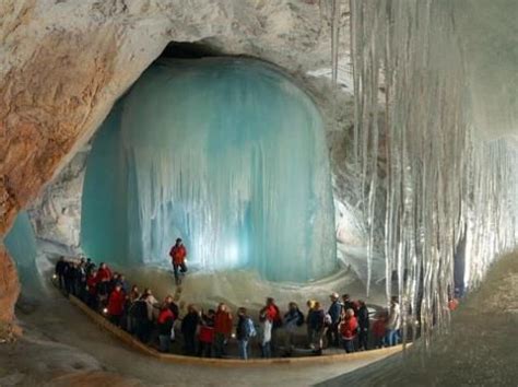 The Eisriesenwelt Is The Largest Ice Cave In The World Wefern Austria