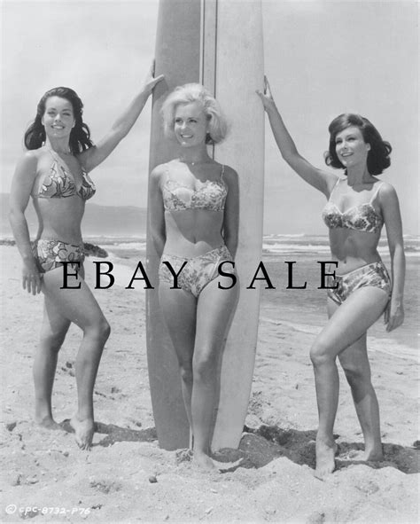 SUSAN HART Rare SHELLEY FABARES Photo SURFING Bikini BARBARA EDEN EBay