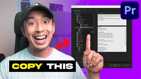 Create A New Sequence In Premiere Pro The Proper Settings Youtube