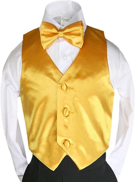 Black Suit Yellow Tie Wedding