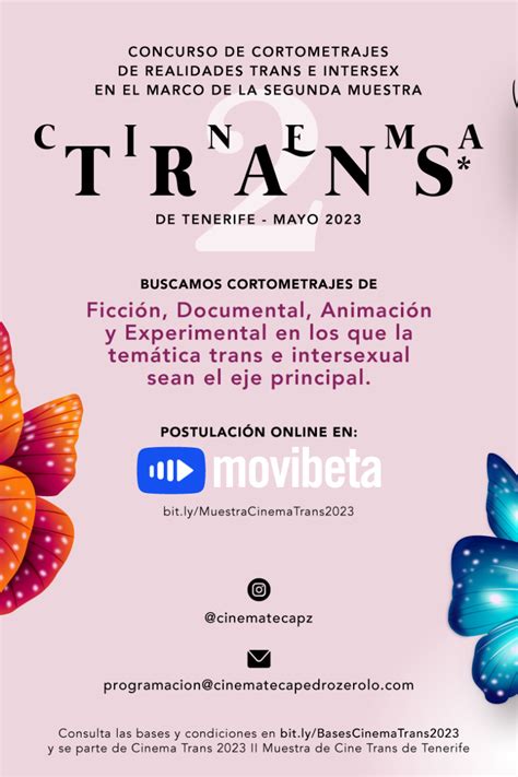 Concurso De Cortometrajes De Realidades Trans E Intersex 2023