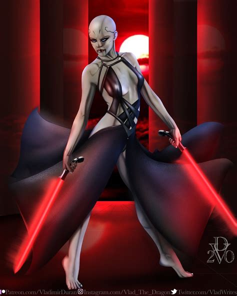 Asajj Ventress (Star Wars), Vladimir Duran | Asajj ventress, Star wars, Disney star wars