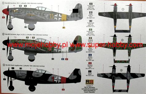 Me 609 Heavy Fighter Bomber Rs Models 92197