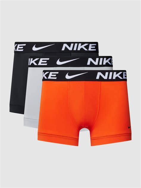 nike trunks mit elastischem logo bund im er pack dunkelorange