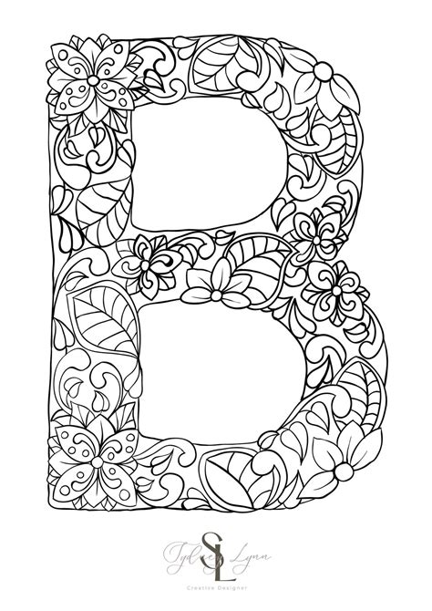 letter  printable coloring pages
