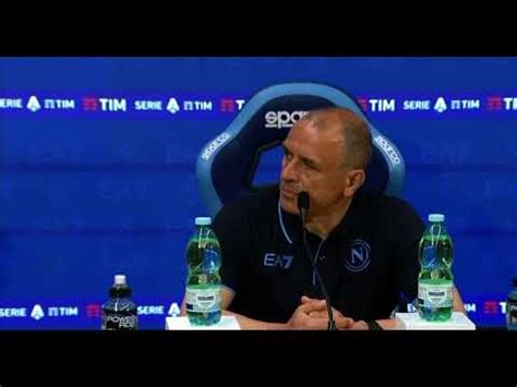 Mister Calzona Conferenza Stampa Napoli Atalanta Non Stiamo