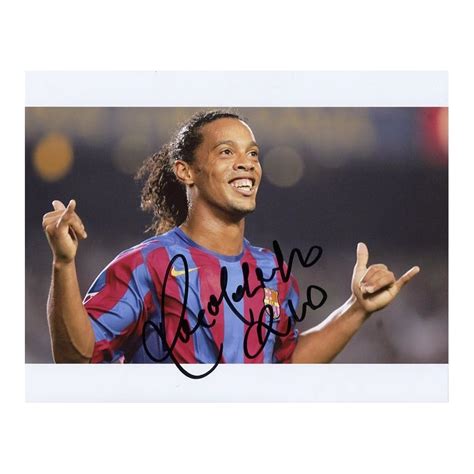 Signed Autograph Ronaldinho All Autographes