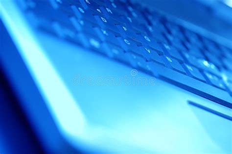 Blue laptop stock photo. Image of conceptual, computing - 615910