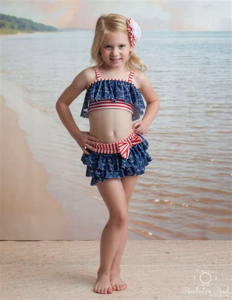 Sale Flapper Bikini In Anchors Away Size 12 18 Months 12 Etsy