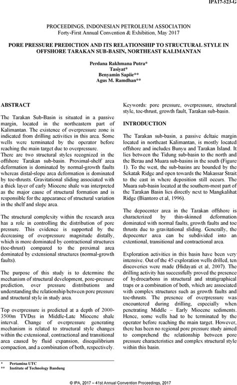 AAPG Datapages Archives Pore Pressure Prediction And Its Relationship