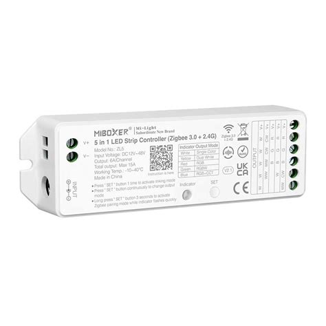 ZL5 Single Color Dual White RGB RGBW RGBCCT LED Controller
