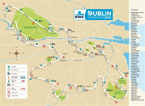 KBC Dublin Marathon 2020 | Course/Start-Finish - KBC Dublin Marathon 2020