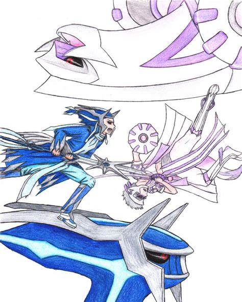 Dialga and Palkia by MakkuraYabun on DeviantArt