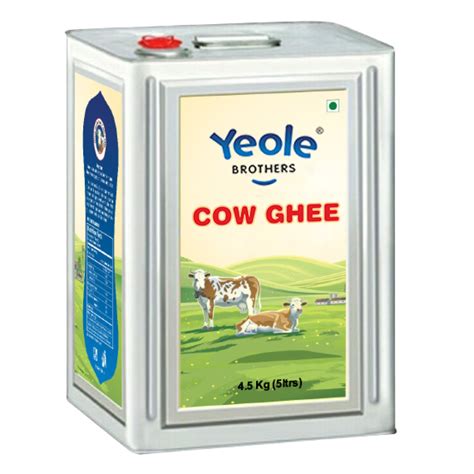 Cow Ghee 5 Liter Tin