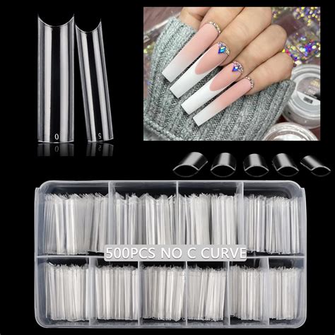 Lionvison Pcs Xl Clear Nail Tips Professional Acrylic Nails