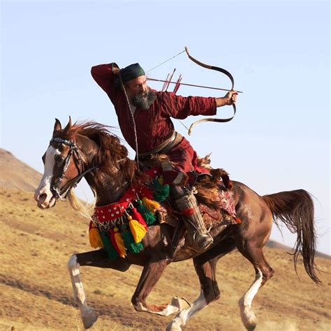 ali ghoorchian  world champion horseback archer  iran performs