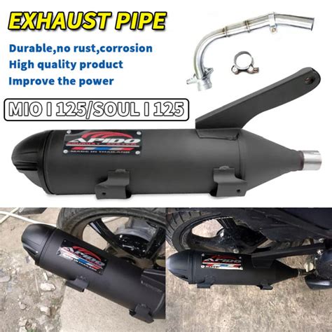 Pmshop Mio I Mio Soul I Mio Gear Muffler Pipe V Set Exhaust