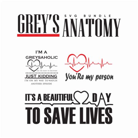 Greys Anatomy SVG Bundle MasterBundles