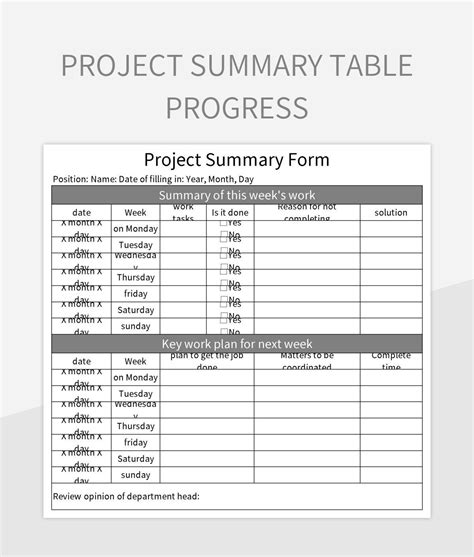 Project Progress Project Schedule Excel Template And Google Sheets File ...