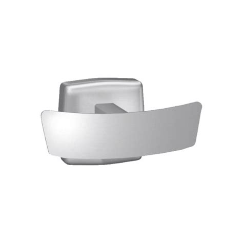 American Specialties Inc 10 7345 S Satin Stainless Steel Surface Mounted Double Robe Hook