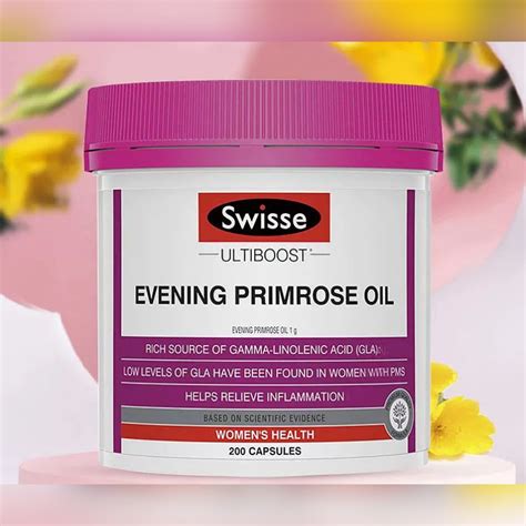 現貨 Swisse Evening Primrose Oil 月見草 200 Capsules 健康及營養食用品 健康補充品 健康補充品