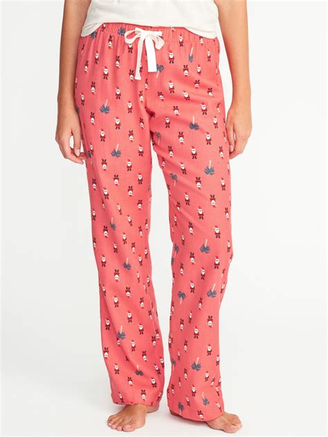 Printed Flannel Sleep Pants For Women Old Navy Pants For Women