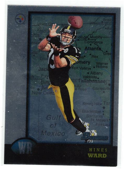 Bowman Interstate Rookie Rc Hines Ward Sweet Steelers Ebay