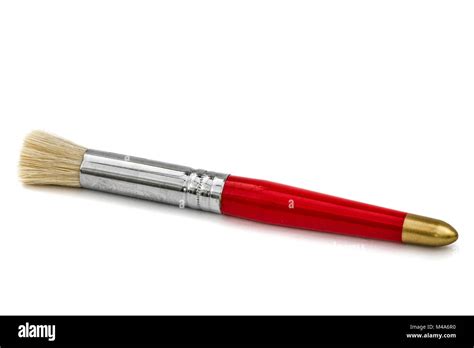 Paint Brush Isolated On White Background Stock Photo Alamy