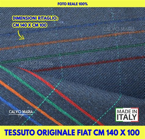 Tessuto Originale Interni Fiat Panda 141 1986 2003 Calvo Maria Group