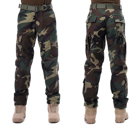 Swat Mens Camouflage Tactical Pants Multi Pockets Military Jungle