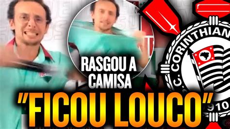 Torcedor do FLUMINENSE enlouquece após eliminação pro CORINTHIANS YouTube