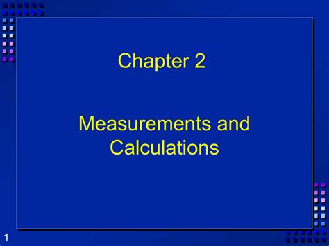 Chapter Review Measurements And Calculations Haniehbrihann