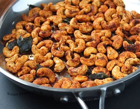 Easy Masala Cashew Nuts Roasted Kaju With Ghee