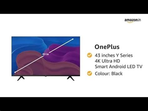 OnePlus 108 Cm 43 Inches Y Series 4K Ultra HD Smart Android LED TV