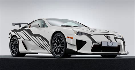 Lexus Lfa Art Car Marks Ten Years Of F Performance Lexus Lfa Art Car