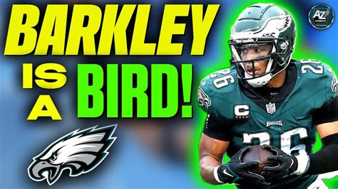 BREAKING PHILADELPHIA EAGLES SIGN SAQUON BARKLEY AND BRYCE HUFF