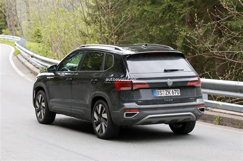 2025 VW Taos Shows Bold Look Beneath Camouflage Ahead of Imminent