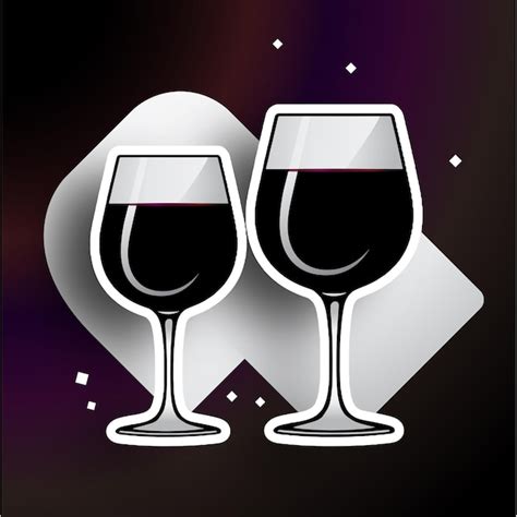 Premium Vector Wine Glass Design Vector