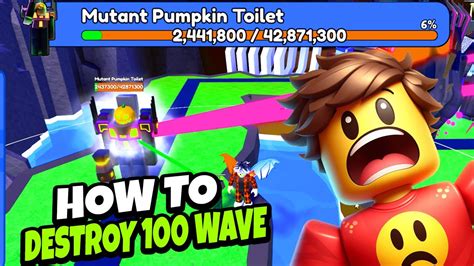 How To Beat Bosses In Endless Mode Toilet Tower Defense Mutant