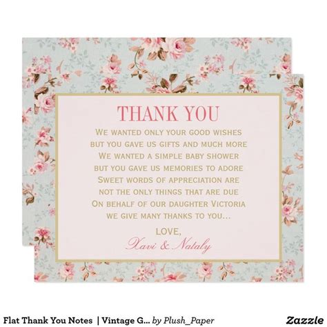 Bridal Shower Thank You Note Wording Wedding Thank You Cards Baby