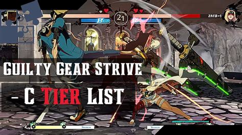 Guilty Gear Strive Tier List Octobre 2022 Meilleurs Personnages Check